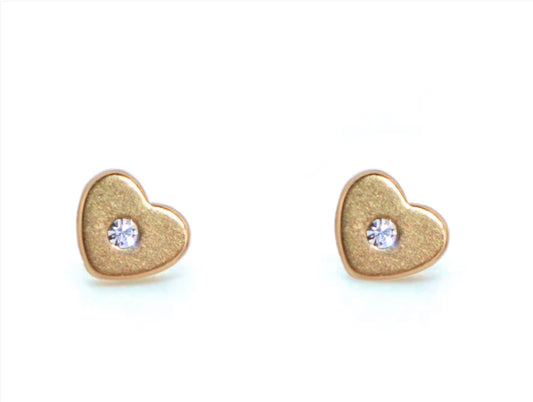 Diamond Heart Petite Earring