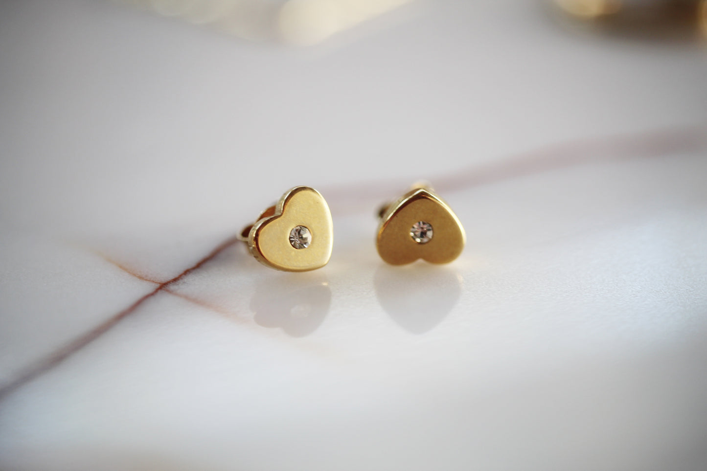 Diamond Heart Petite Earring
