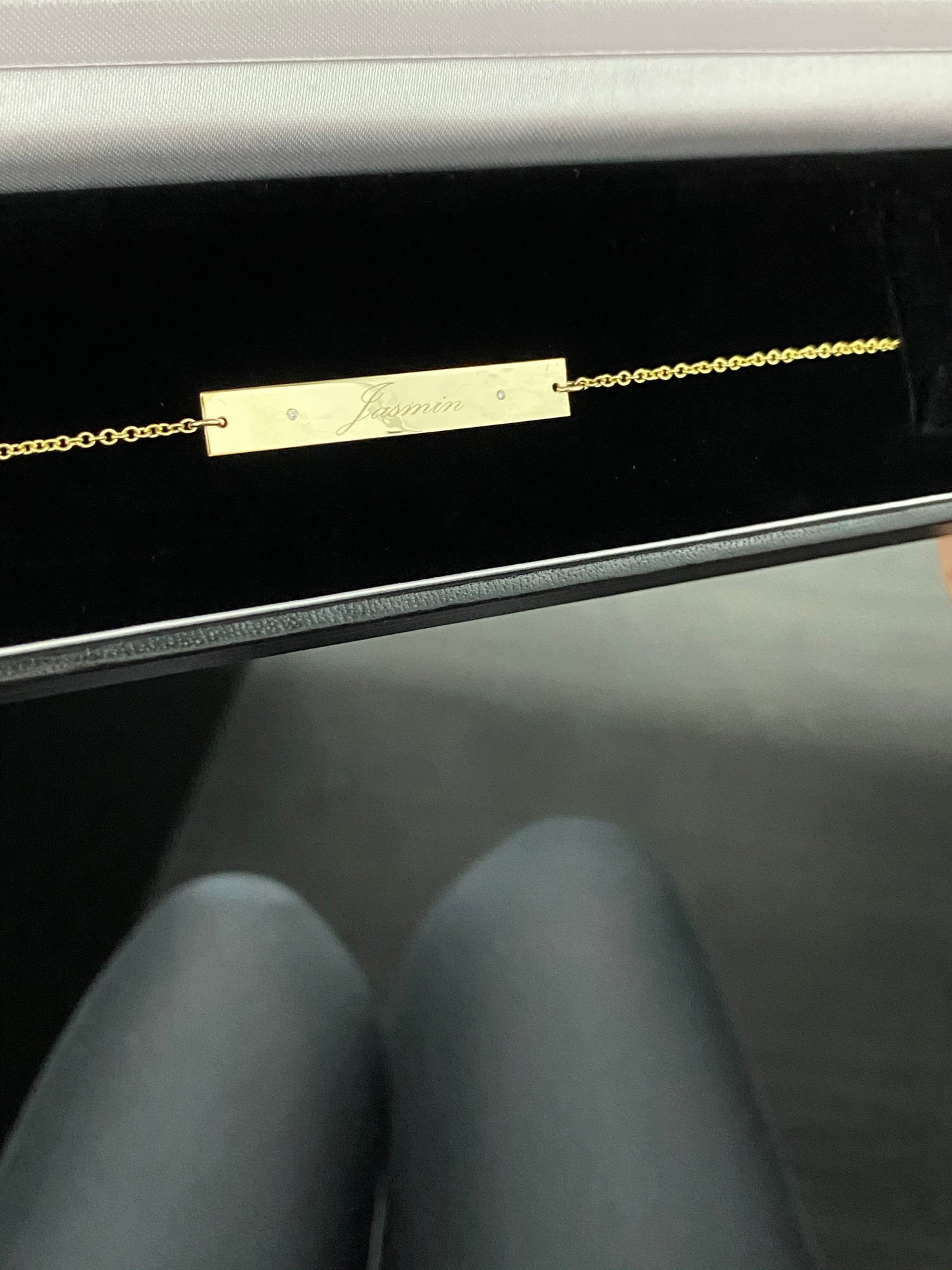 Engraved Nameplate Bracelet