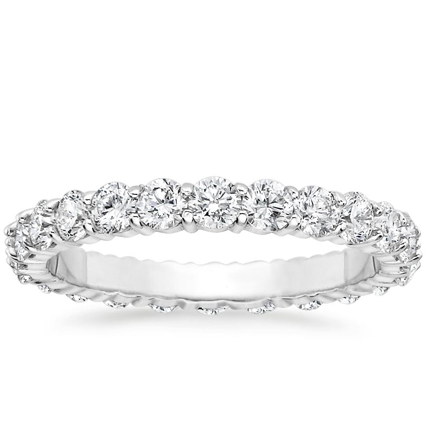 Eternity Diamond band with 2mm Diamonds 18k